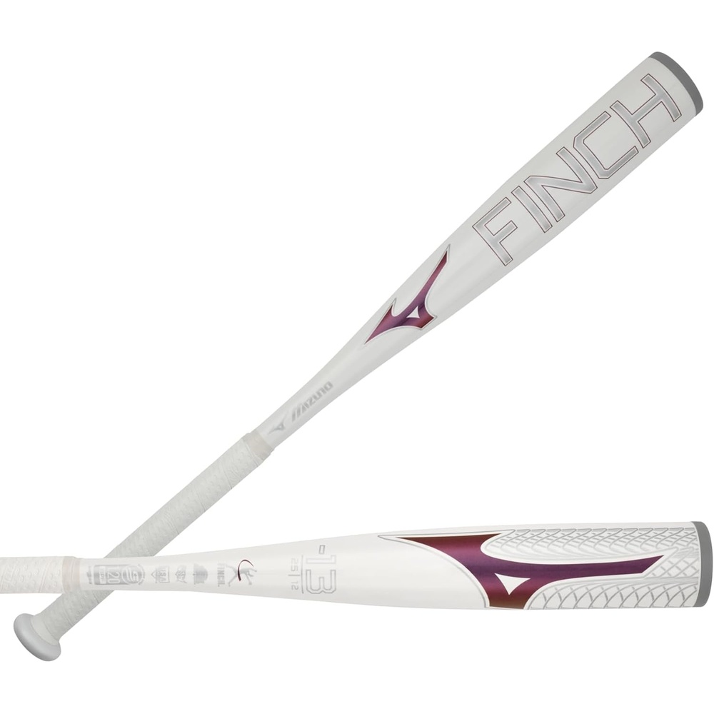 image:imageMizuno Finch Youth Tee Ball Softball Bat 13 Youth Girls Aluminum Fast Pitch BAT WhiteIridescent 12OZ24