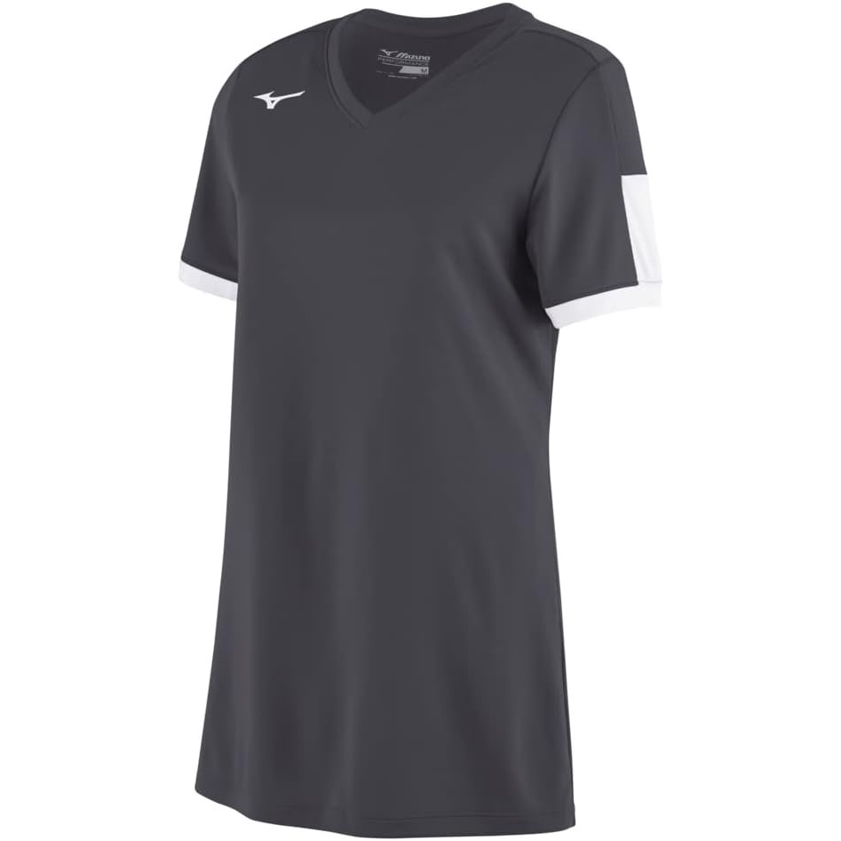image:imageMizuno Womens Aerolite VNeck JerseyCharcoalwhite