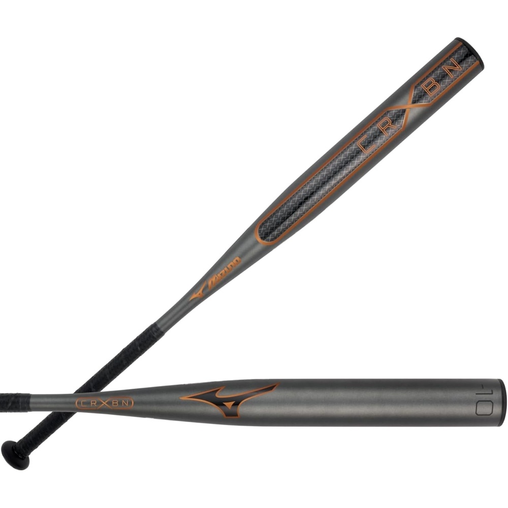 image:imageMizuno Womens F26CRBN X 10 Fastpitch Softball Bat WhiteOrange 31 Inches