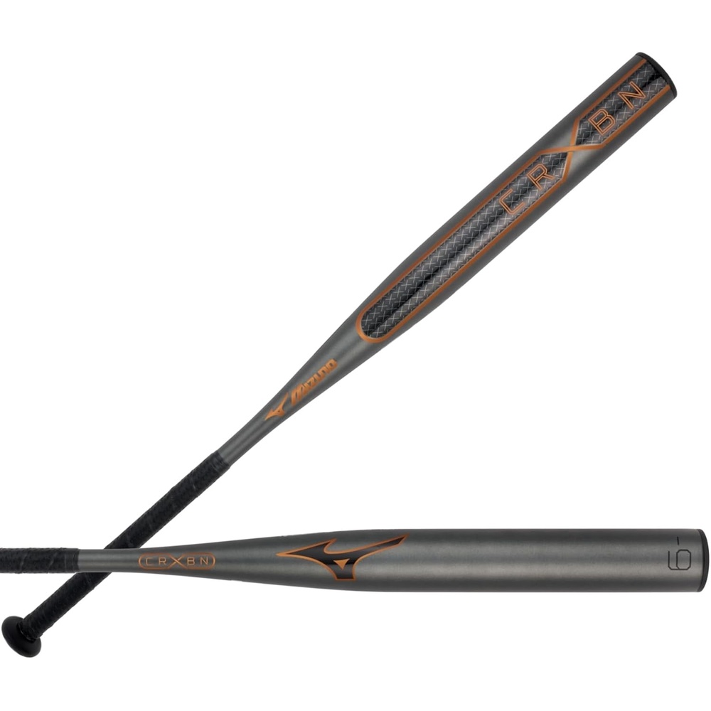 image:imageMizuno Womens F26CRBN X 9 Fastpitch Softball Bat BlackBlazing Orange 34 Inches