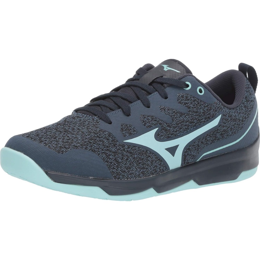 image:imageMizuno Womens TC02 Athletic Shoe BlackGreyNavyLight Blue