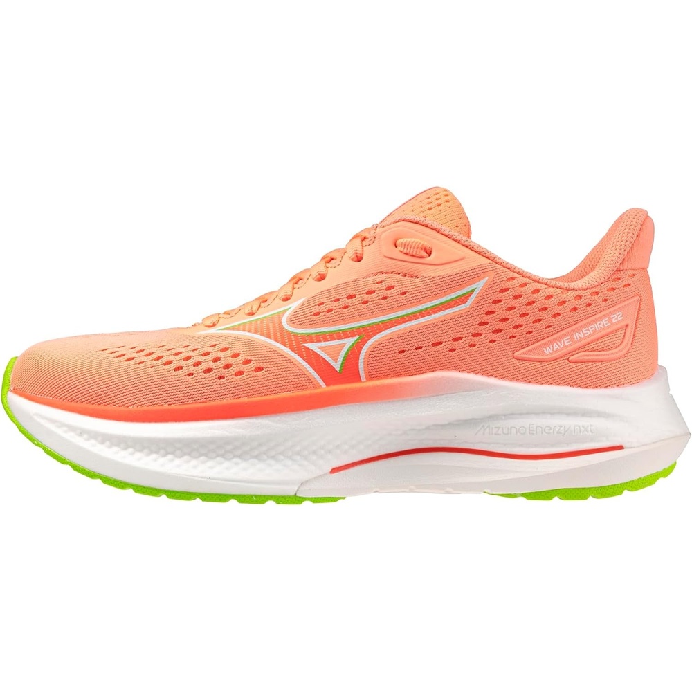 image:imageMizuno Womens Wave Inspire 22Flamingo Coraljasmine Green