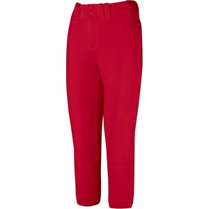 Mizuno Adult Women’s Belted Low Rise Fastpitch Softball Pant(Red)