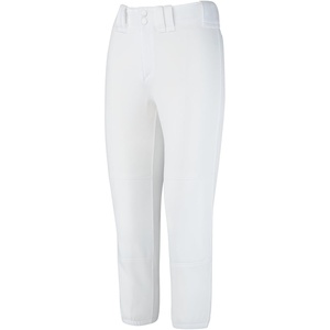 Mizuno Adult Women’s Belted Low Rise Fastpitch Softball Pant(White)