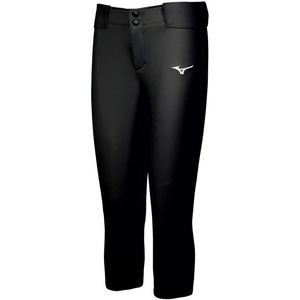 Mizuno Girls’ Belted Stretch Softball Pant(Black)