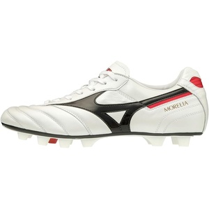 Mizuno Mens Morelia II Made in Japan Soccer Shoe(Pearl/Black)