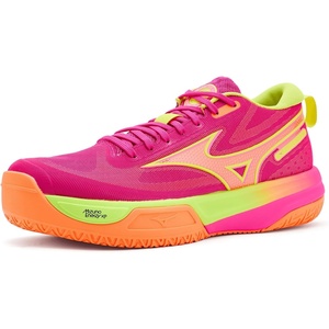 Mizuno Unisex-Adult Neo Jump Sneaker(Pink Tetra-fortune Yellow)