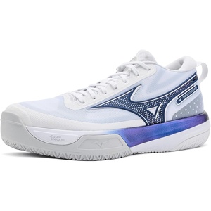 Mizuno Unisex-Adult Neo Jump Sneaker(White-estate Blue)