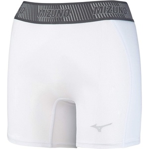 Mizuno Women’s Aero Vent Padded Sliding Short(White)