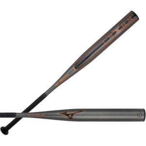 Mizuno Womens F26-CRBN X (-9) Fastpitch Softball Bat, Black-Blazing Orange, 32 Inches