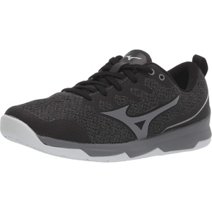 Mizuno Women’s TC-02 Athletic Shoe, Black-Grey(Black-grey)