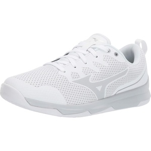Mizuno Women’s TC-02 Athletic Shoe, Black-Grey(White-silver)