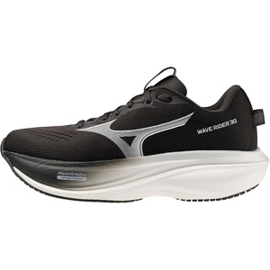 Mizuno Womens Women’s Wave Rider 30(Black Sand-white)